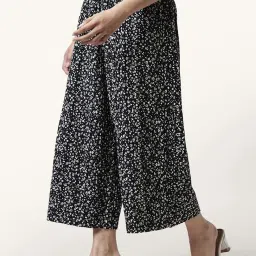 Honey by Pantaloons Black Printed Palazzos image 3