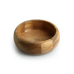 ExclusiveLane Mango Wood Patched' Handcrafted Serving Salad Bowl image 3