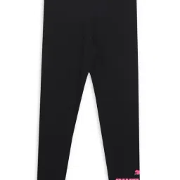 Puma Kids Black Printed Tights-image-70