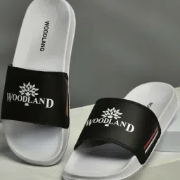 Woodland Men's Black Slides-picture-45