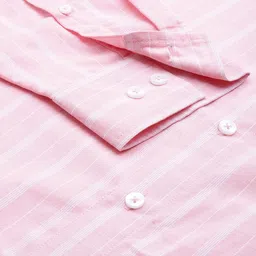 Sztori Men Plus Size Original Opaque Striped Casual Shirt image 5