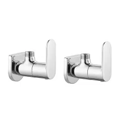 CLINTON Opal Brass Angle Valve with Wall Flange for Bathroom (Pack of 2)-image-21