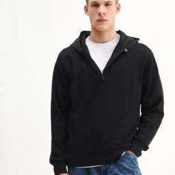 Rare Rabbit Black Regular Fit Solid Sweatshirt-picture-22