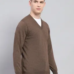 Monte Carlo Brown Regular Fit Pullover image 4