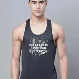 Friskers Black Regular Fit Graphic Sports Vest-picture-10