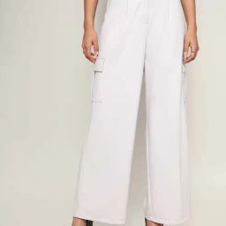 Campus Sutra White Regular Fit Trousers-picture-38