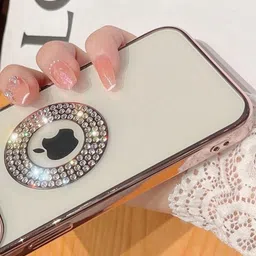Luxury Kase Solid Printed iPhone 15 Plus Back Case Mobile Accessories image 4