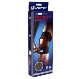 LP Supports Free Size Black Knee Support, LP733 image 2