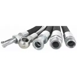 Balaji Hydraulics 611/20400 JCB Black Round Rubber Hydraulic Hose Pipe Assembly image 2