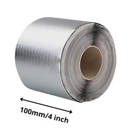 TAPEBEAR Heavy-Duty Aluminum Duct Tape for Roof Leakage,Gripit Waterproof Sealing, HVAC Repairs, and Home Maintenance (2" x 16.4ft) (1, Pack Of 2) image 4