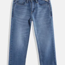 Allen Solly Junior Boys Slim Fit Mid-Rise Light Fade Stretchable Jeans-picture-14