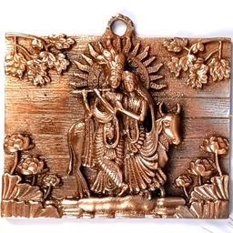 apka mart Bronze Metal Spiritual Wall Decor-picture-5