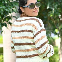 WINDROP SOLUTIONS Women Striped Pullover image 5