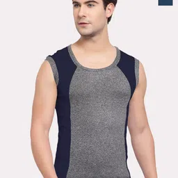 Sporto by Macho Pack Of 2 Cotton Colourblocked Gym Vest-picture-13
