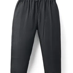 Little Bull Full Sleeves Geometric Threadwork Detailed Kurta & Pyjama Set - Black image 5