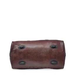 CRAYTON Textured Leather Duffel Bag image 5