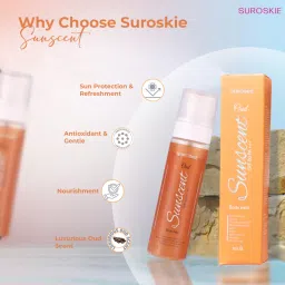 SUROSKIE Sunscent Oud Body Mist Sunscreen Body Spray SPF 50 PA+++ image 4