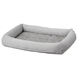 ikea utsådd Dog bed, light grey, L image 1