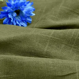 Aura Green Linen Window Curtain image 3