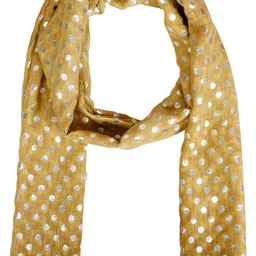 FabSeasons Polka Dots Printed Soft Lightweight Cotton Stole image 3