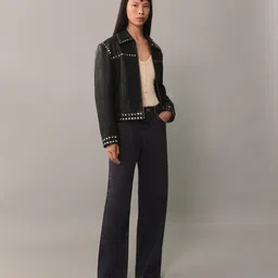 MANGO Women Acid Wash Straight Fit Jeans image 3