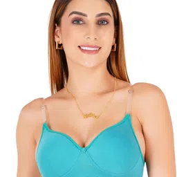 Liigne Pack Of 5 Full Coverage Lightly Padded Bra With Transparent Bra image 5