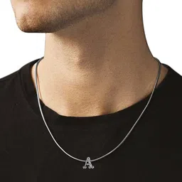 Nipura 925 Sterling Silver-Plated Initial A Pendants-picture-14