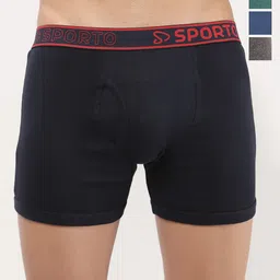 Sporto by Macho Pack Of 4 Mid-Rise Long Trunks-picture-17