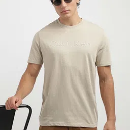Calvin Klein Jeans Men Solid Round Neck Cotton T-shirt-picture-34