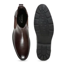 Teakwood Leathers Men Leather Chelsea Boots image 2