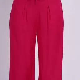 Minimul Women Mid Rise Straight Fit Drawstring Palazzo image 2