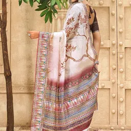 DIVASTRI Ethnic Motifs Embroidered Handloom Saree image 3