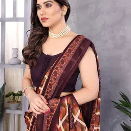 Ambuja International Geometric Printed Saree-picture-32