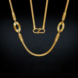 Joyalukkas Textured Disc Harmony Gold Snake Chain-image-0