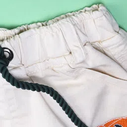 V-Mart Boys Self Design Round Neck T-shirt With Trouser image 3