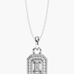 VALANOVA BIS Hallmark 18KT White Gold Diamond Studded Pendant-2.1 gm-image-37