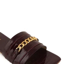 SCENTRA Women Slip-On Open Toe Flats image 5