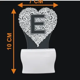 1ST TIME Red & White Textured Acrylic Abstract Shaped Shaped Wall Lamp image 4