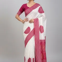 Shilpkala Ethnic Motifs Satin Saree-picture-22