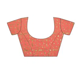 HERE&NOW Leheriya Sequinned Pure Georgette Saree image 2