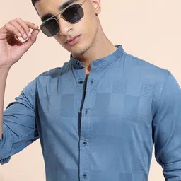 HIGHLANDER Men Opaque Checked Casual Shirt-picture-10
