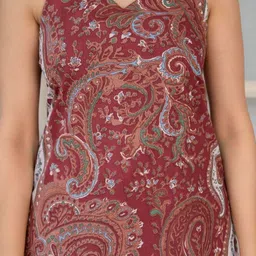 BAESD Print Halter Neck Ethnic Cotton Top image 5