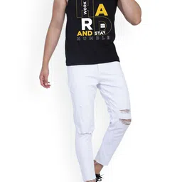 Woostro Men Pack Of 2 Printed Combed Cotton Gym Innerwear Gym Vests image 4