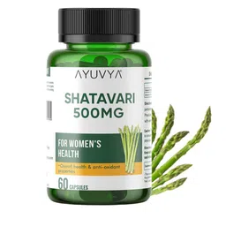 Ayuvya Women Shatavari Capsules For Stress Relief & Anti-Aging - 60 Capsules-picture-12