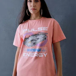 VOLTEDGE Women Printed T-shirt image 3