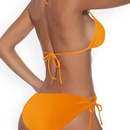 MON FASHION COLLECTION Triangle Cups Halter Neck Swim Bikini Set image 3