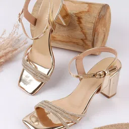 Sole Saga Embellished Block Peep Toes-picture-34