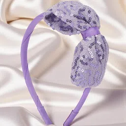 Ribbon Candy Big Sequined Party Bow Hair Band-picture-38