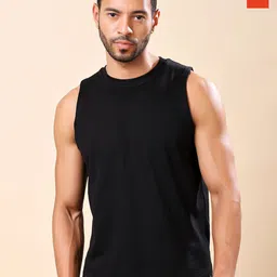 Friskers Pack Of 2 Pure Cotton Round Neck Gym Vests 200725AE-01-08-picture-25