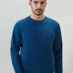 Parx Men Solid Round Neck Long Sleeves Sweatshirt-picture-29